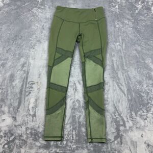 Calia  By Carrie Underwood Leggings Womens Size S Green Mesh Panels Athleisure